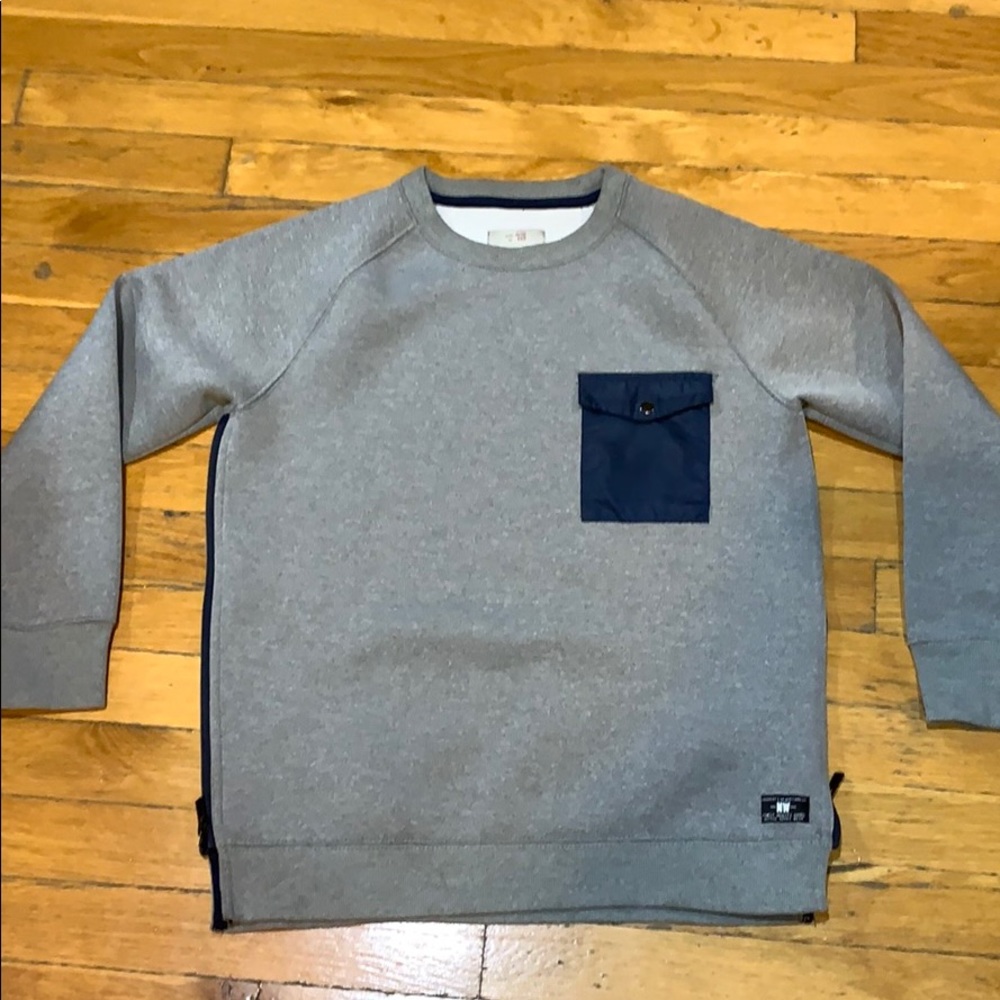 Vintage Zara Boys Shirt with side Zippers NEW